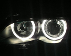 Ccfl Angel Eyes For BMW E46 2d 04 With Projector