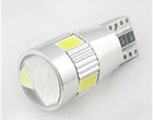 T10 6SMD 5630 Canbus LED wite lens 