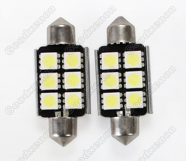 T11*36 6SMD Canbus Led