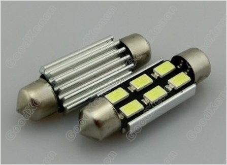 39mm 6SMD 5630 Canbus LED