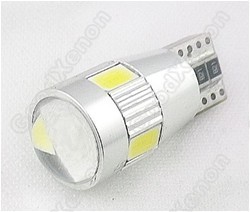 T10 6SMD 5630 Canbus LED wite lens 