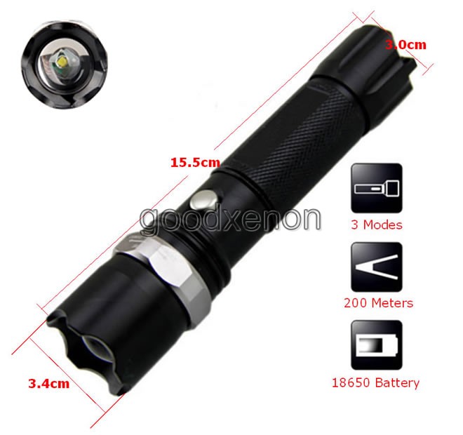 LED Flashlight Torch SDT-12